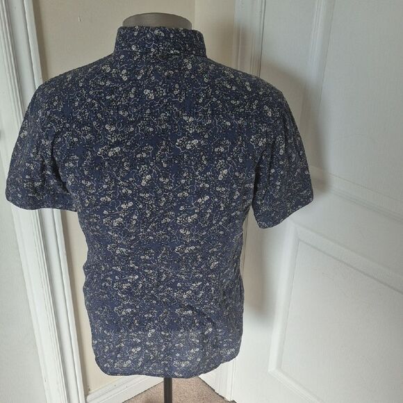 Buffalo David Bitton Navy Floral Button Down Shirt - Picture 5 of 16